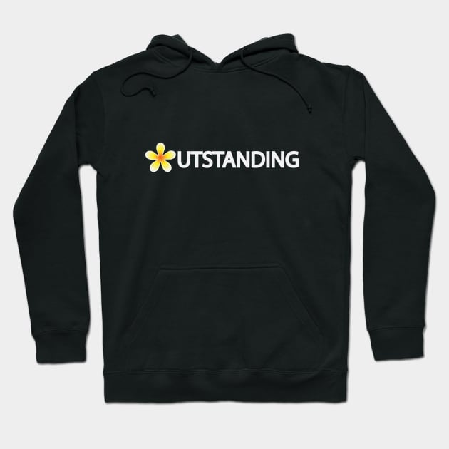 Outstanding typography design Hoodie by DinaShalash